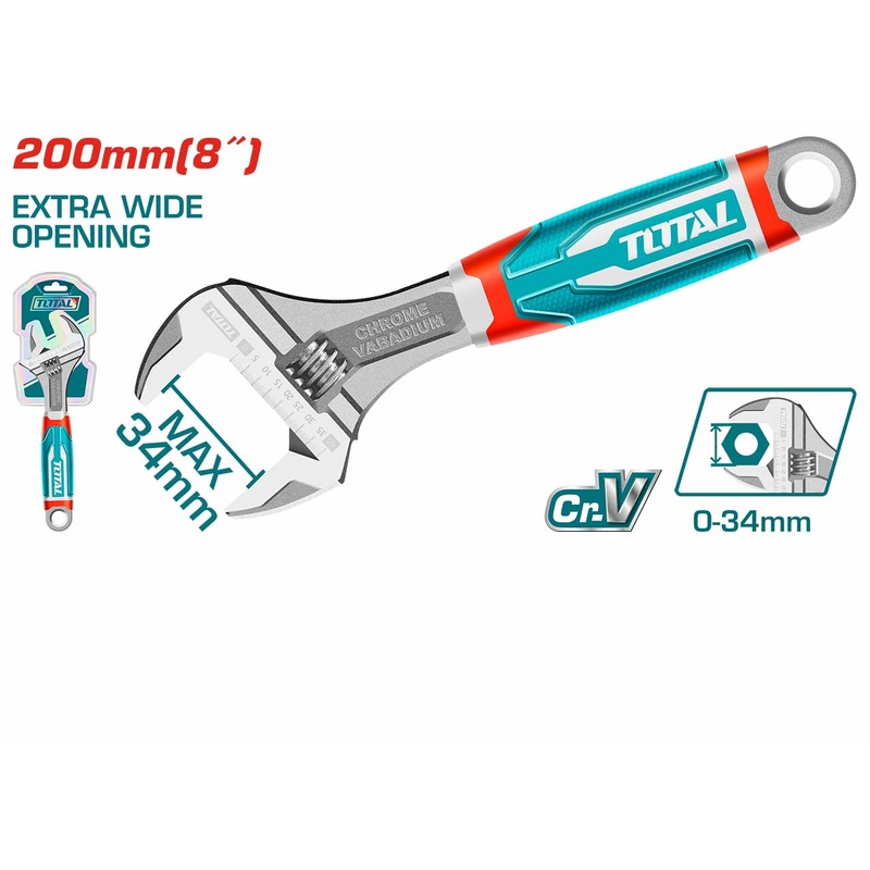 Total Adjustable Wrench THT101086