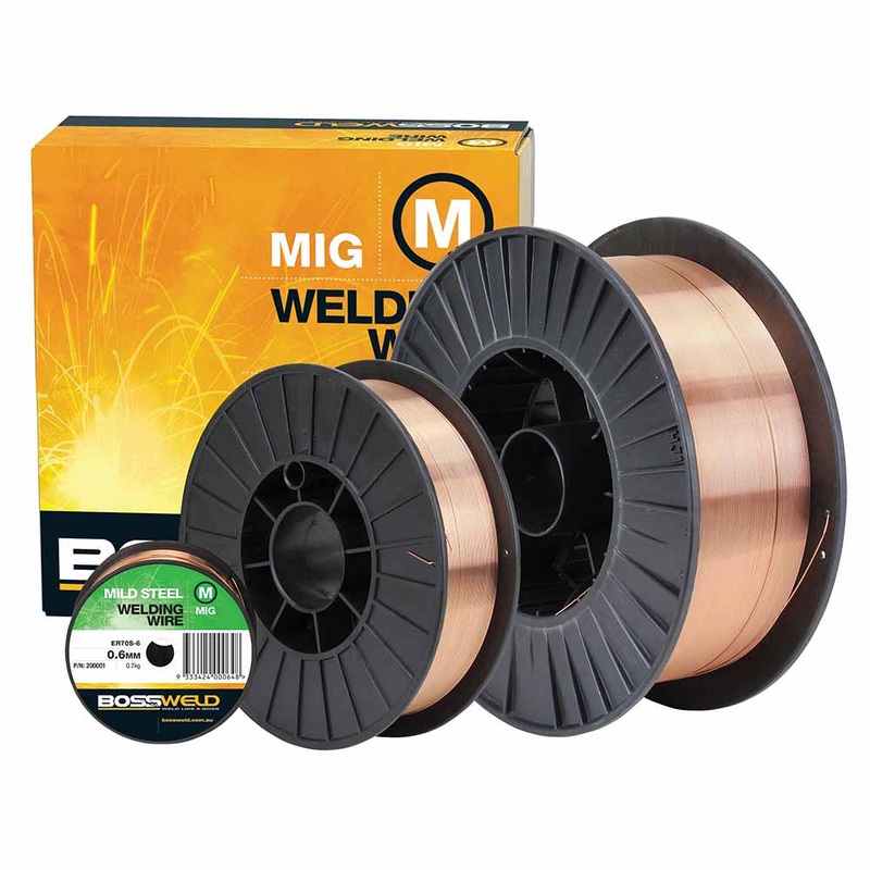 BOSSWELD ER70 S6 SOLID MIG WIRE X 0.9MM X 5 KG SPL