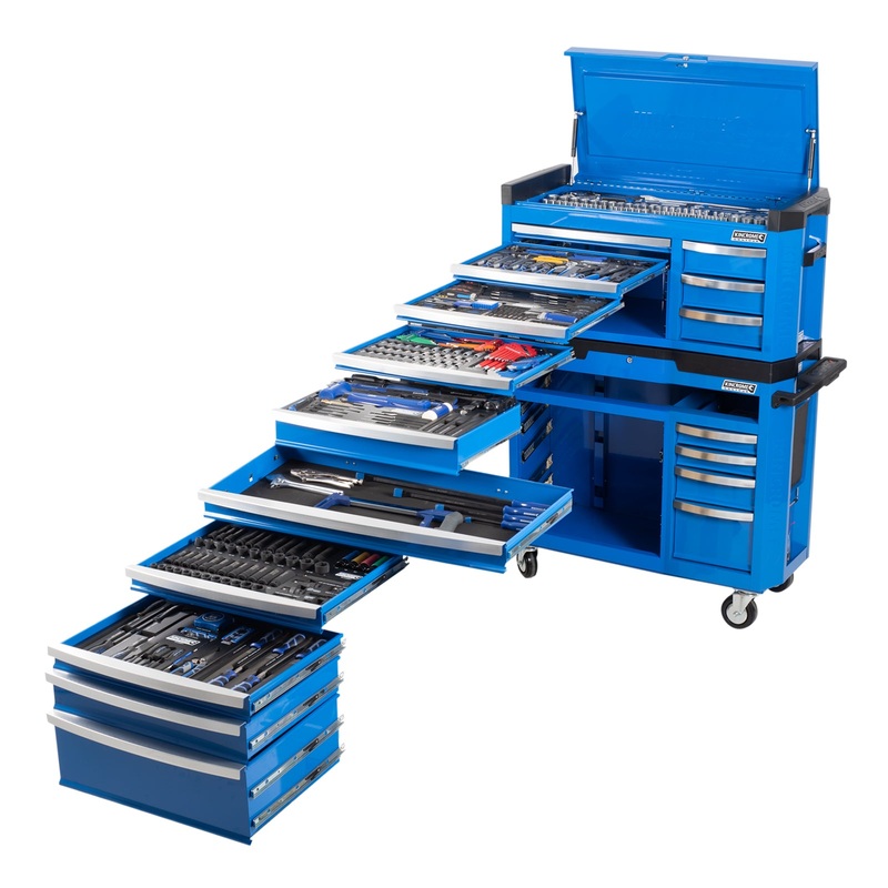 CONTOUR TOOL WORKSHOP 551 PIECE 17 DRAWER WIDE 1/4, 3/8 & 1/2 DRIVE