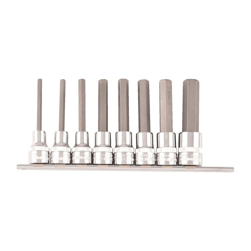 KINCROME 8 PCE BIT SOCKET HEX