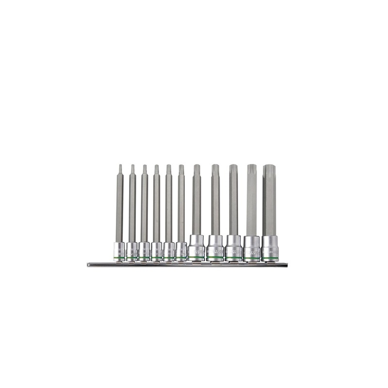 TORX SOCKET SET 11PCE 100MM