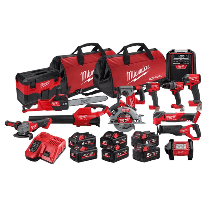 MILWAUKEE M18 13PCE POWER PACK 13A3 PROMO – M18FPP13A35686B
