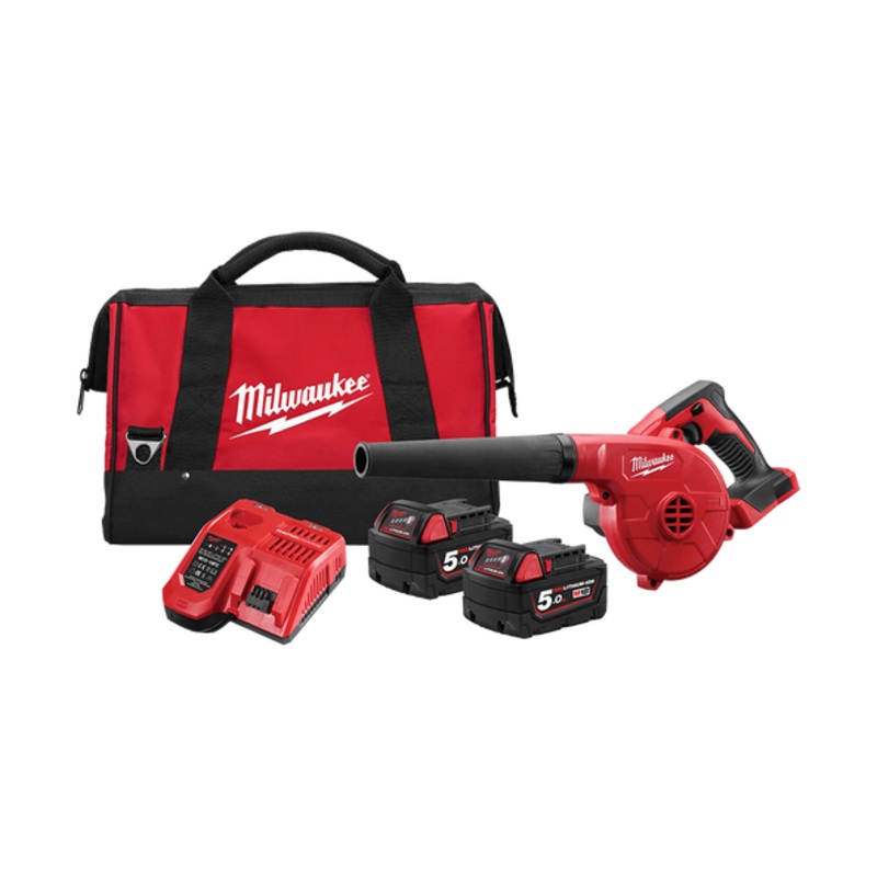 MILWAUKEE M18 BLOWER KIT WITH 2X 5.0AH BATTERIES – M18BBL-502B