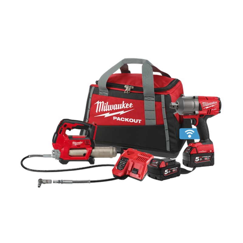 MILWAUKEE M18 FUEL 2PCE KIT (M18GG M18ONEFHIWF34) – M18FPP2F2-502P