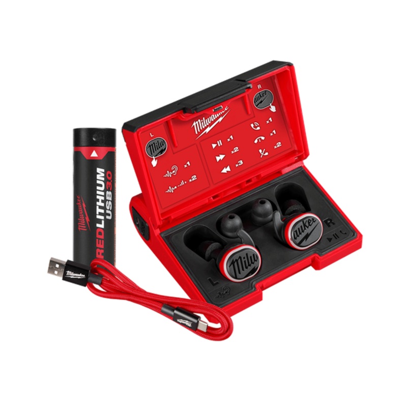 MILWAUKEE USB BLUETOOTH HEADPHONES 3.0 AH KIT – L4RLEPB301