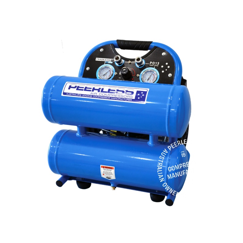 PEERLESS OIL-LESS TWIN TANK COMPRESSOR