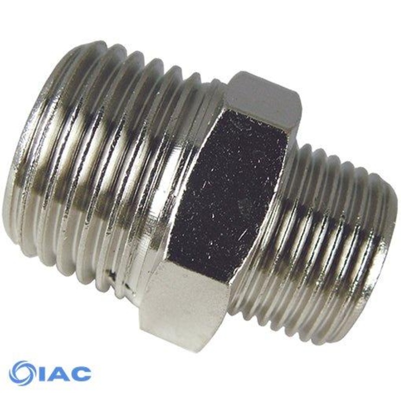 R1/8 to R3/8 Tapered Reducing Nipple Thread BSPT CODE: TN1838