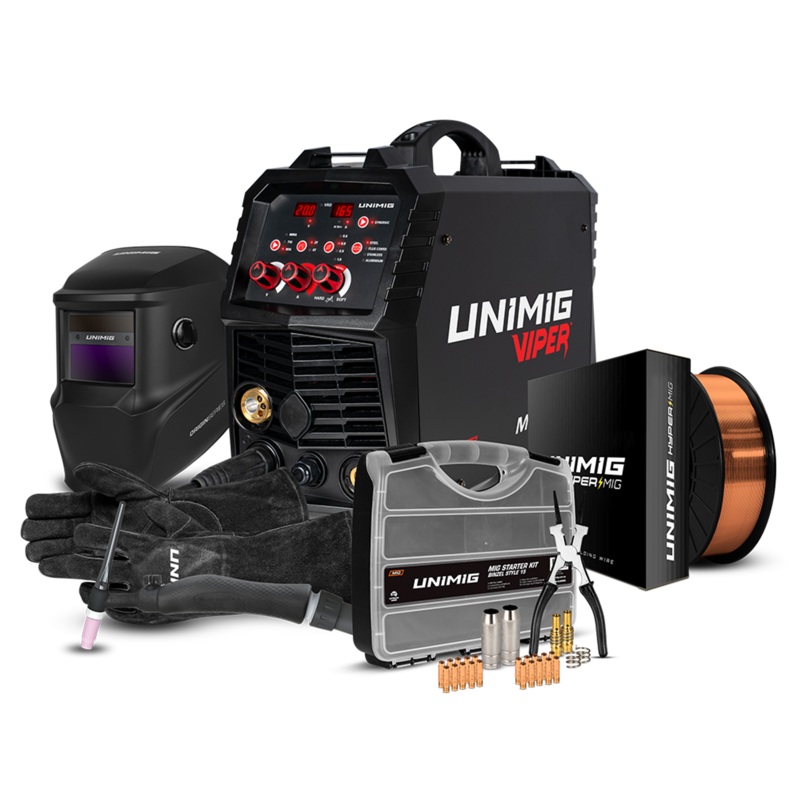 VIPER 165 BUNDLE (HELMET, GLOVES, WIRE, CONSUMABLES)