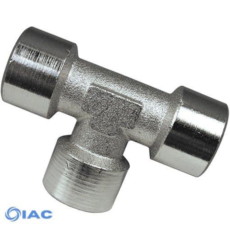 G1/8 Nickel Plated Equal Female Tee Thread CODE: ETF18