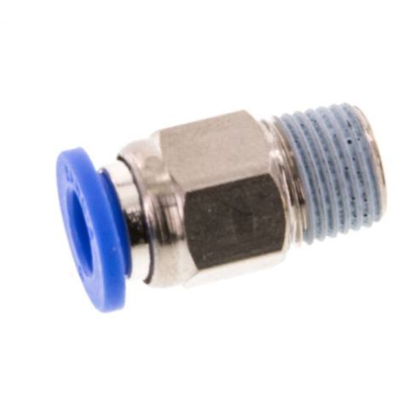 Male Stud Thread BSPT R1/8 X 6mm Tube APC6-01