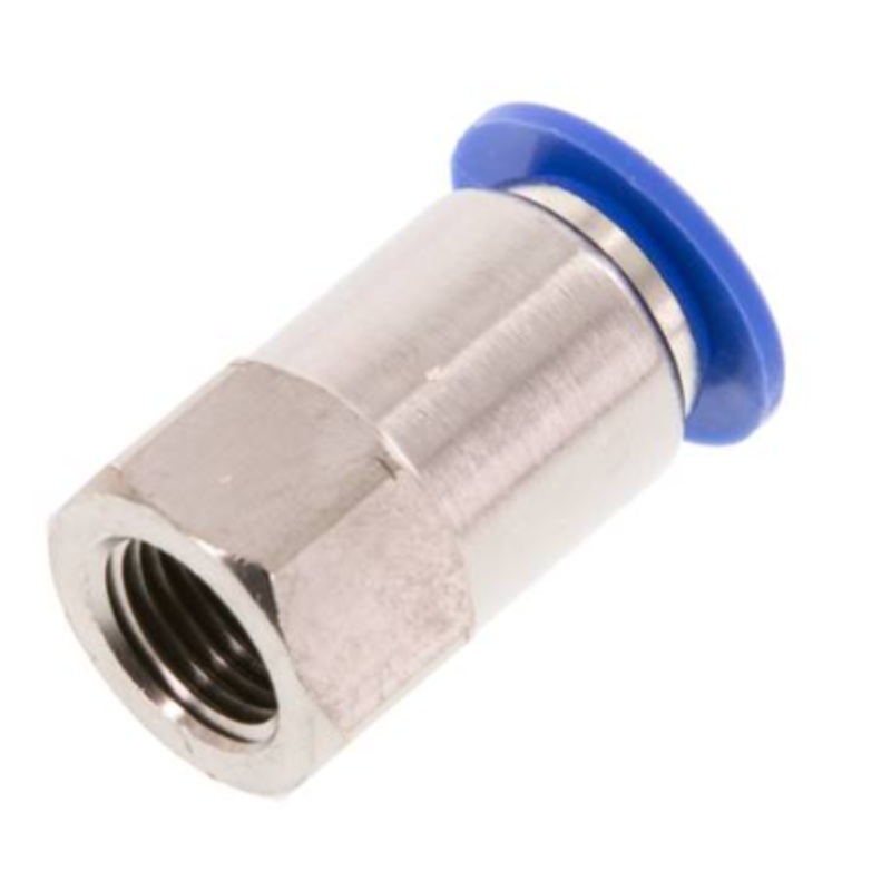 Parallel Female Stud BSP G1/4 X 12mm Tube  APCF12-G02