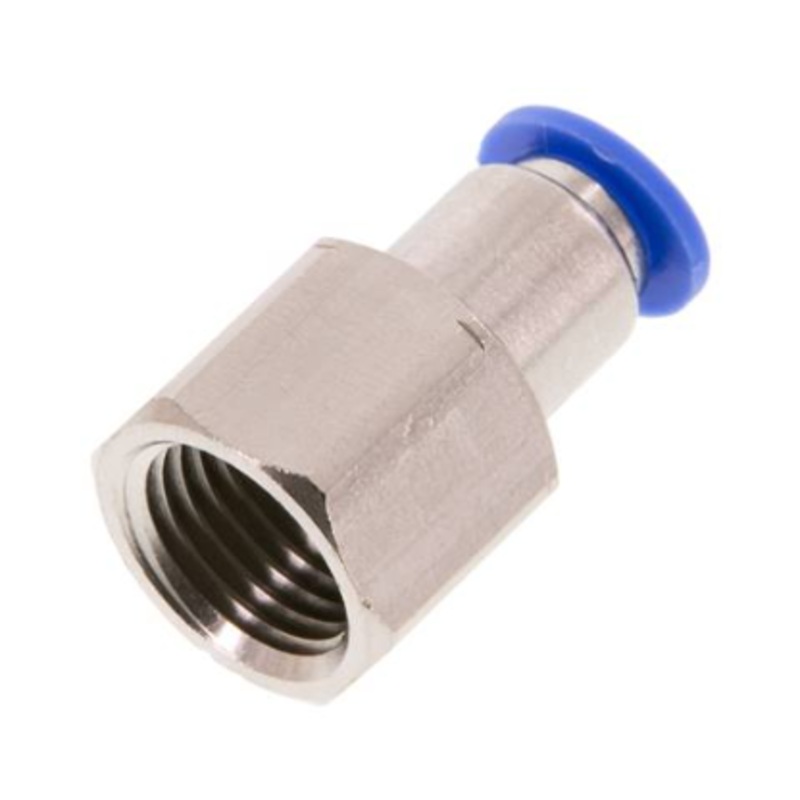 Parallel Female Stud BSP G1/4 X 6mm Tube  APCF6-G02