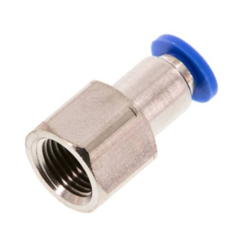 Parallel Female Stud BSPP G1/8 X 4mm Tube  APCF04-G01