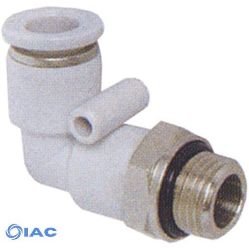 Parallel Male Stud Swivel Elbow BSPP G3/8 X 12mm Tube APL12-03