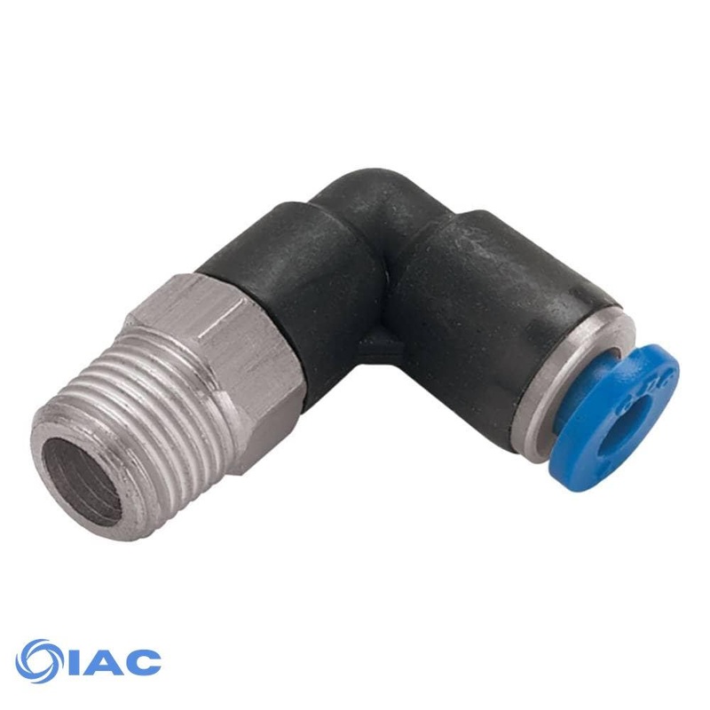 MALE STUD ELBOW 1/8 BY 8MM APL8-G01