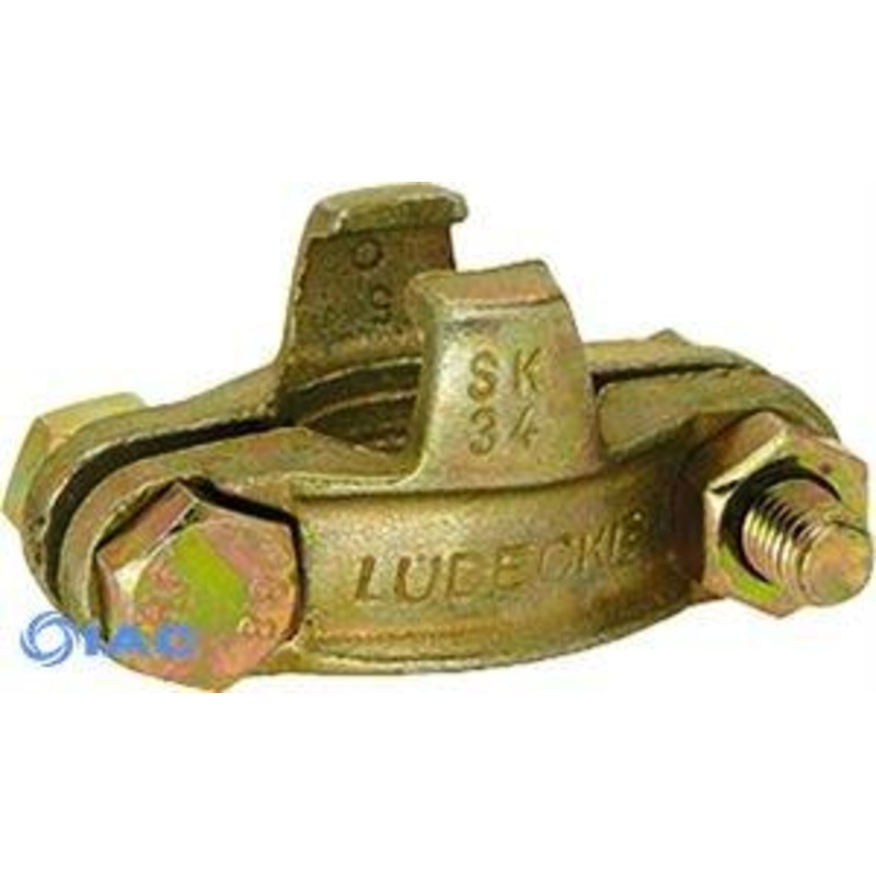 Pipe Clamp Malleable Iron with Safety Claw Size 28-32 CODE: MIPC28-32S