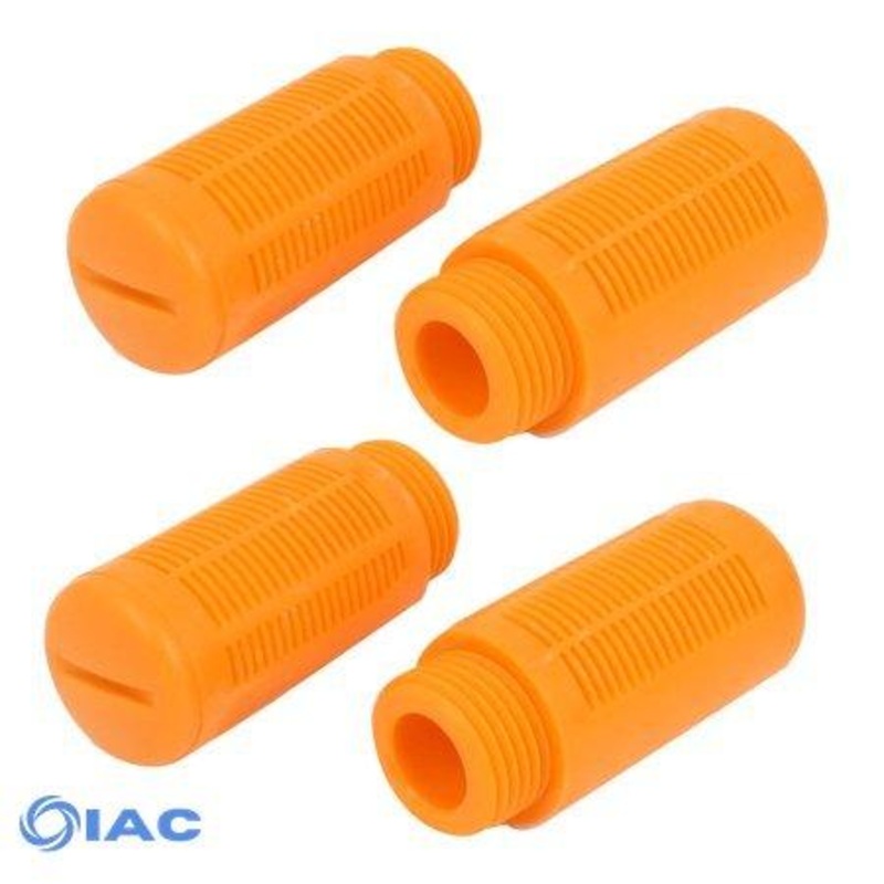 PLASTIC MUFFLER  1/2 THREAD 4SPL-F