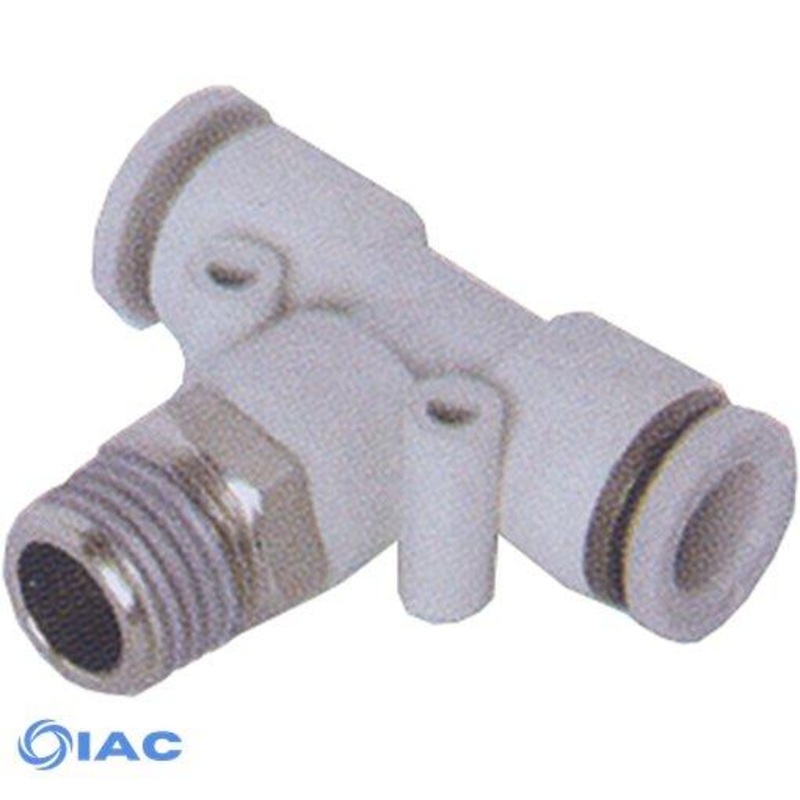 1/8 X 4mm Parallel Male Stud Branch Tee