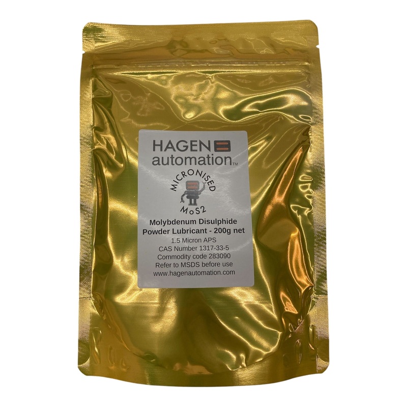 200g Micronised MoS2 – Molybdenum Disulphide dry lubricant for splines and metal on metal