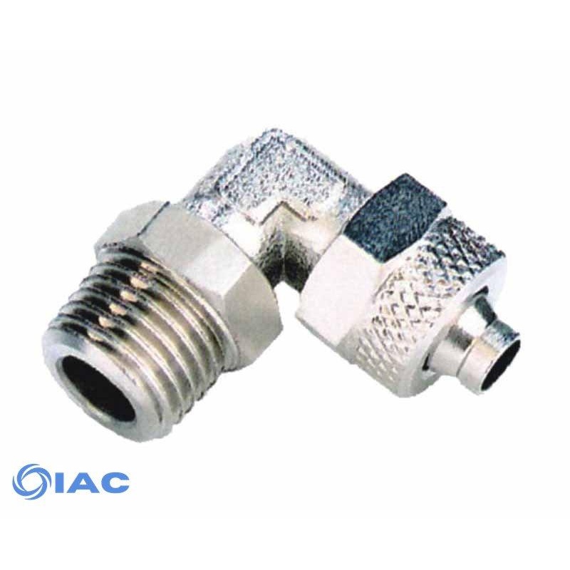 Male Stud Elbow Thread 1/8 OD6mm ID4mm 2305001