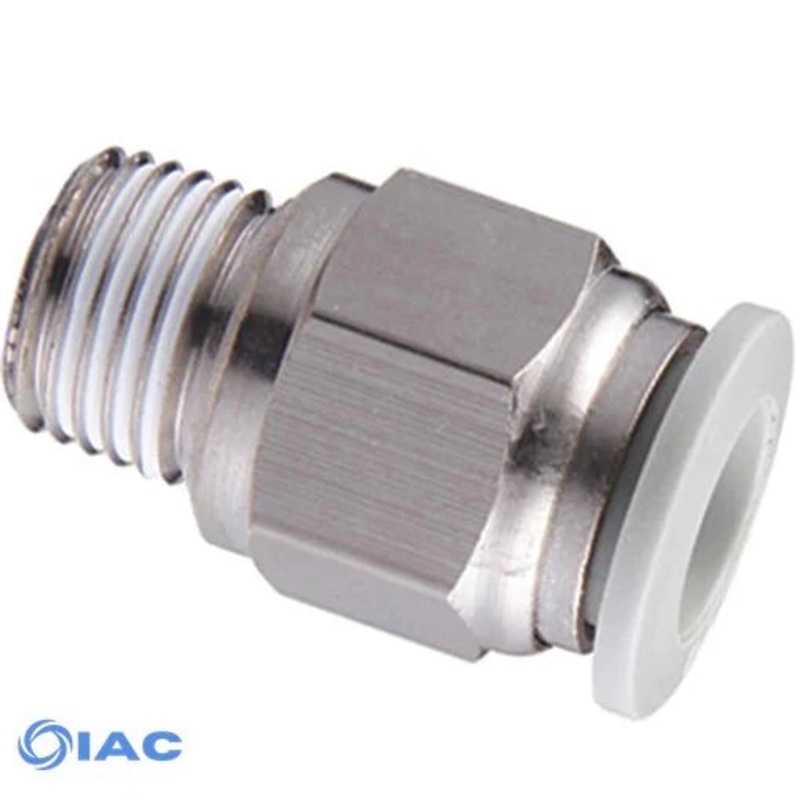 Male Stud Thread BSPT R3/8 X 10mm Tube APC10-03