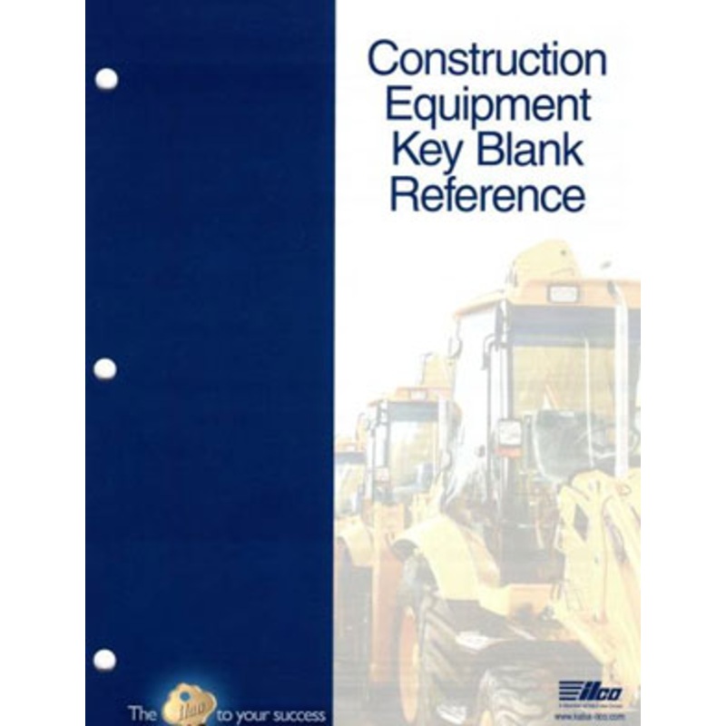 Construction Vehicle Key Blank Reference