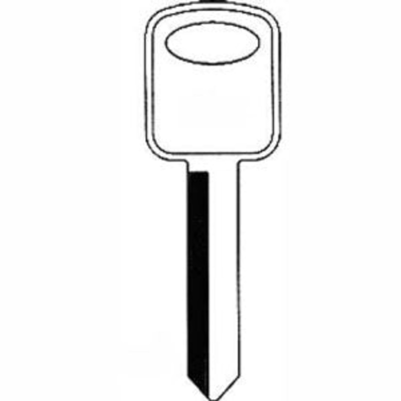 H67 1193FD Box of 50 Nickel Plated Brass Key Blanks