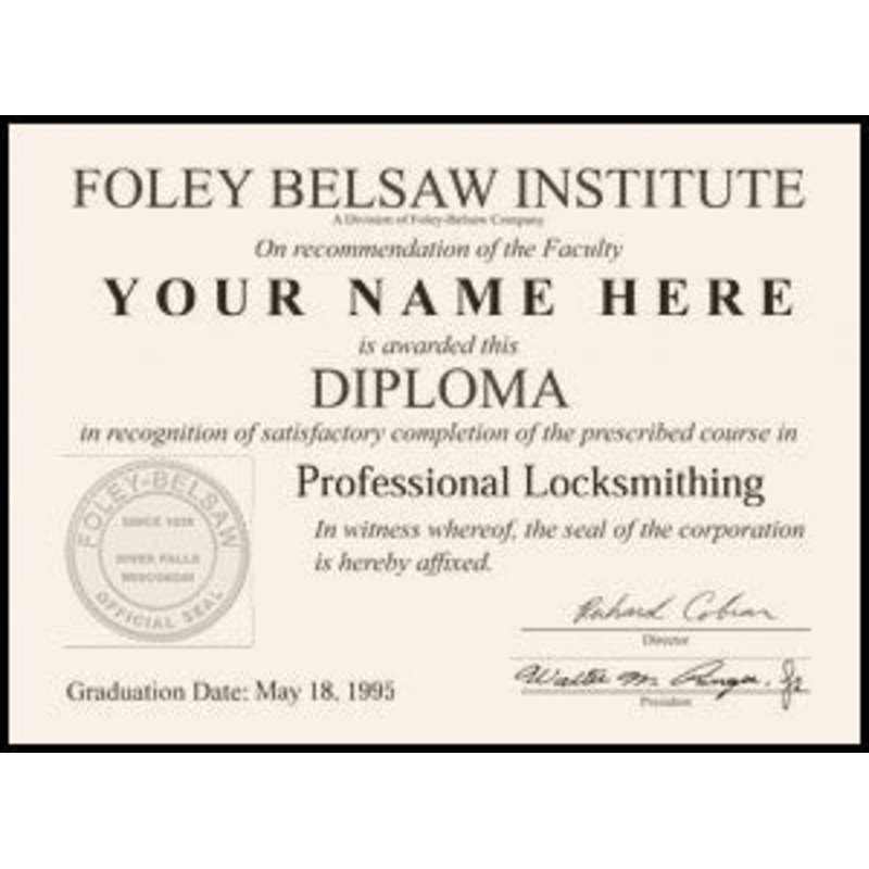 Replacement Diplomas
