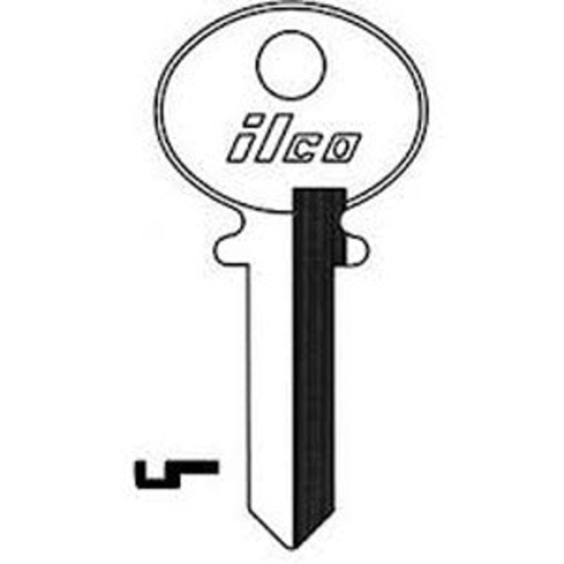 1000FR Bag of 10 Nickel Plated Brass Key Blanks