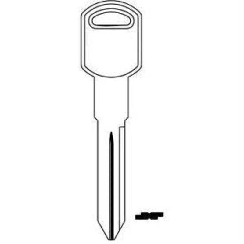 B86 P1106 Box of 50 Nickel Plated Key Blanks