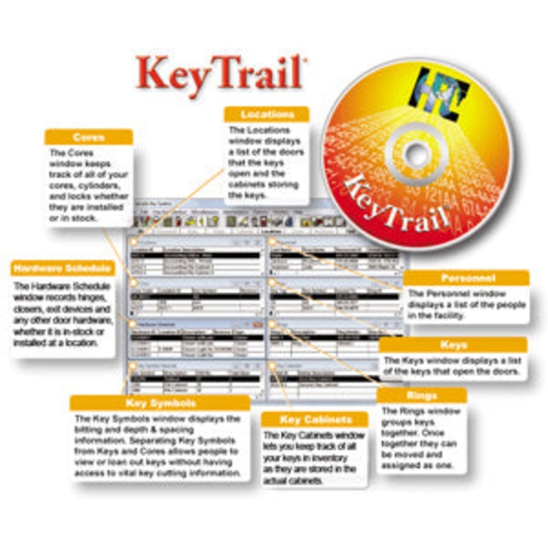 KeyTrail Key Tracking Software CD-ROM KT-CD