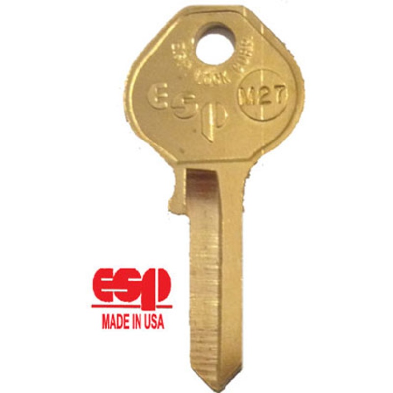 M27 1092F Box of 50 Brass Key Blanks