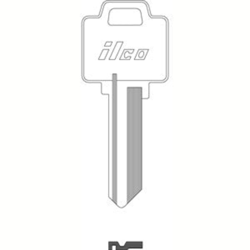 WR5 N1054WB Box of 50 Brass Key Blanks