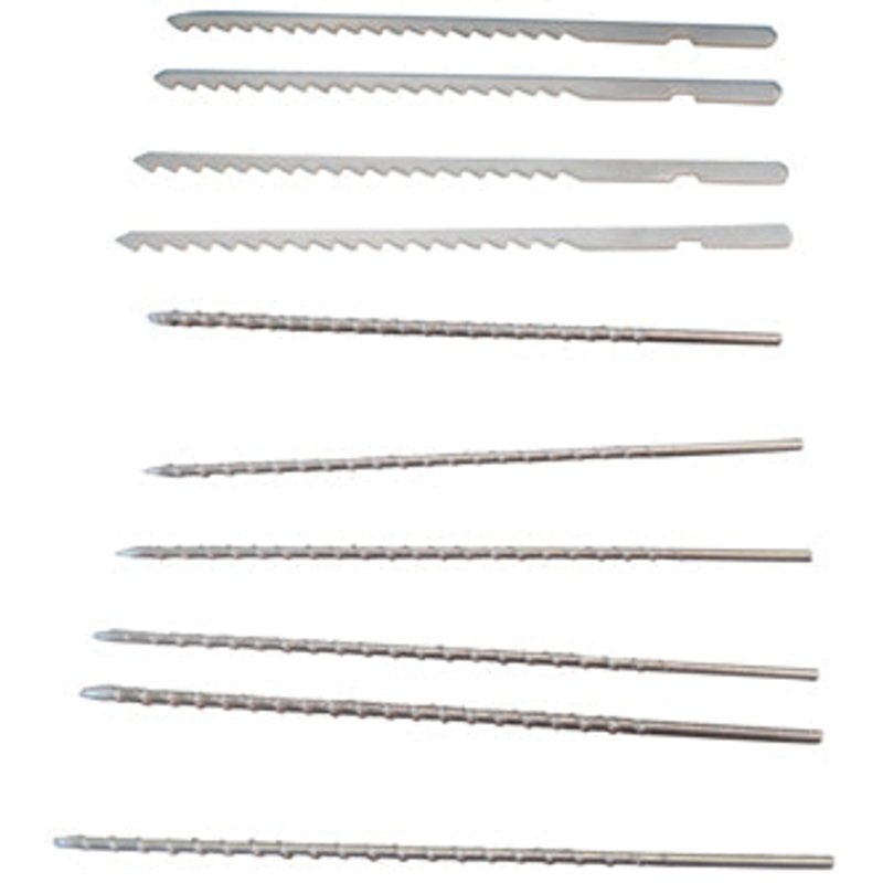 10 Assorted Extractor Blades for EZ-6 Interchangeable Extractor EZ-7D