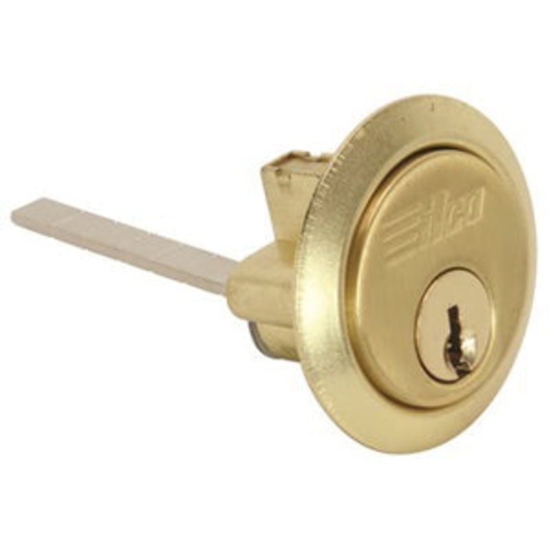 605 Rim Cylinder with Kwikset Keyway, 5 Pin, 03 Brass Finish 605KW-04-41 KA12412