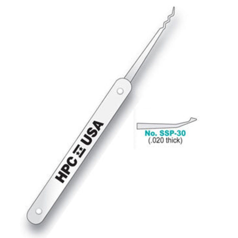 SSP-30 Stainless Steel Incline Diamond Pick with Stainless Steel Handle