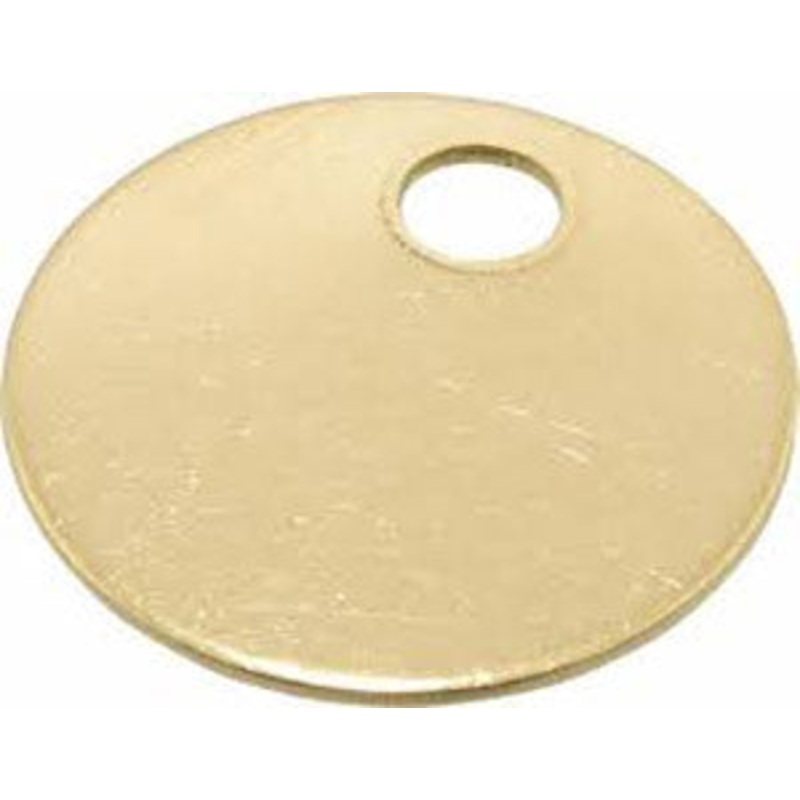 1 Brass Tags Package of 100