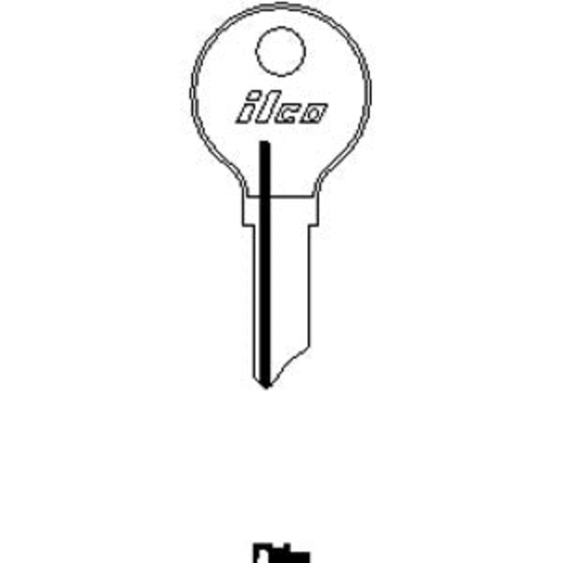 1069P Bag of 10 Nickel Plated Key Brass Blanks