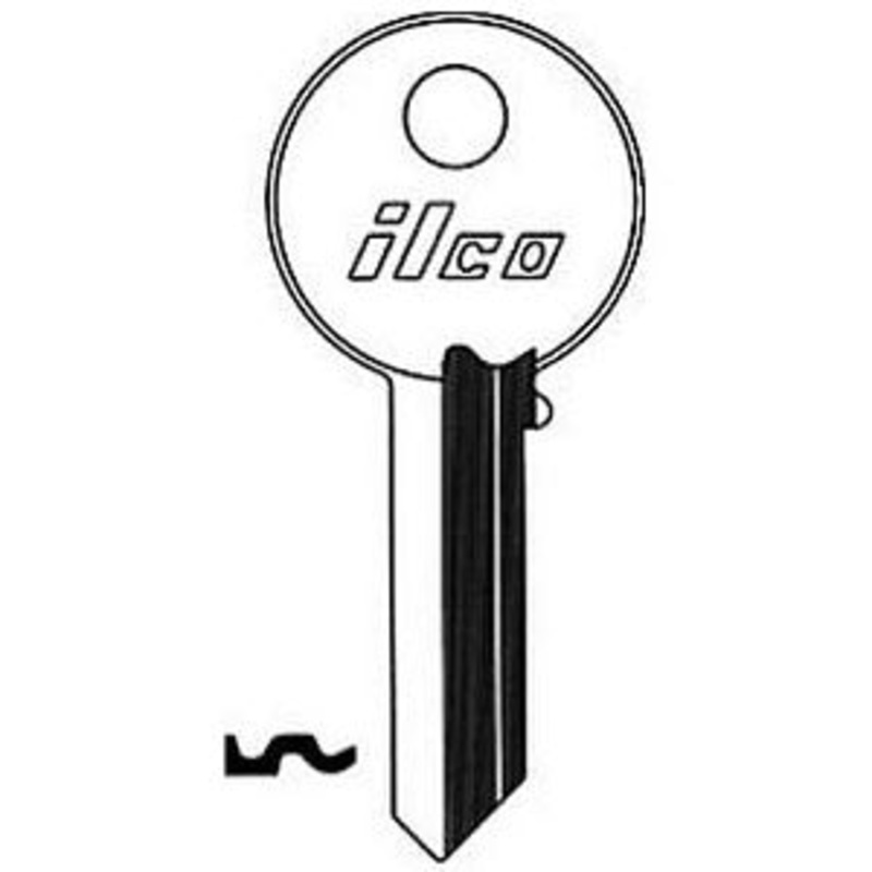 999R Bag of 10 Nickel Plated Brass Key Blanks