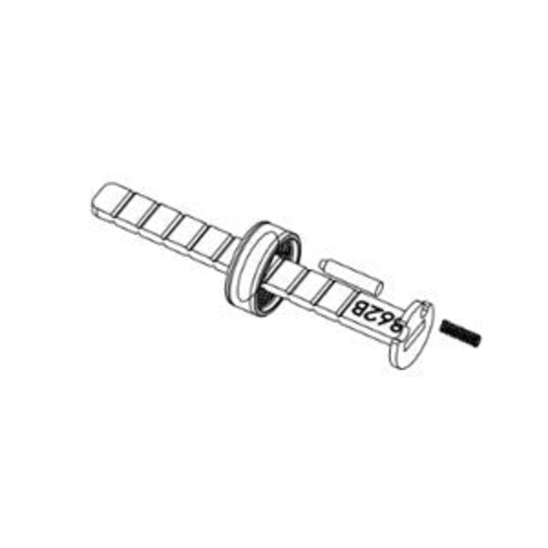 Rim Cylinder Tailpiece for 7075 Rim Cylinders 2-3/8 Long , ILCO 862B-00-10
