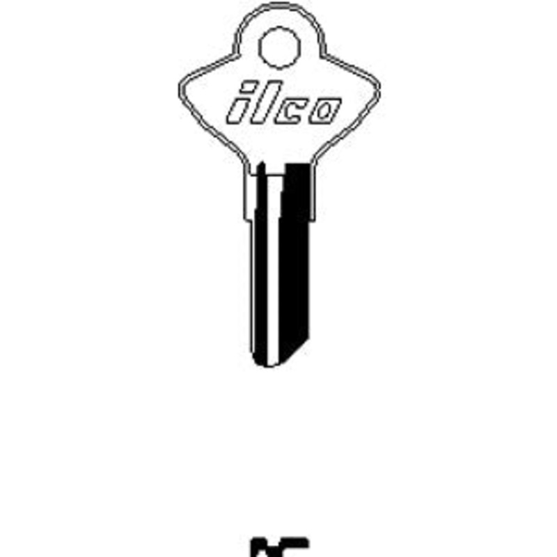 S1096JN Bag of 10 Nickel Plated Brass Key Blanks