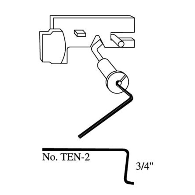 Lever Tumbler Lock Pick/Tension Wrench TEN-2  3/4 Length
