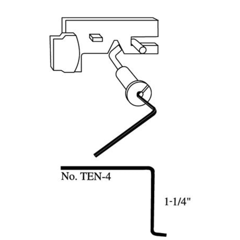 Lever Tumbler Lock Pick/Tension Wrench TEN-4  1-1/4 Length