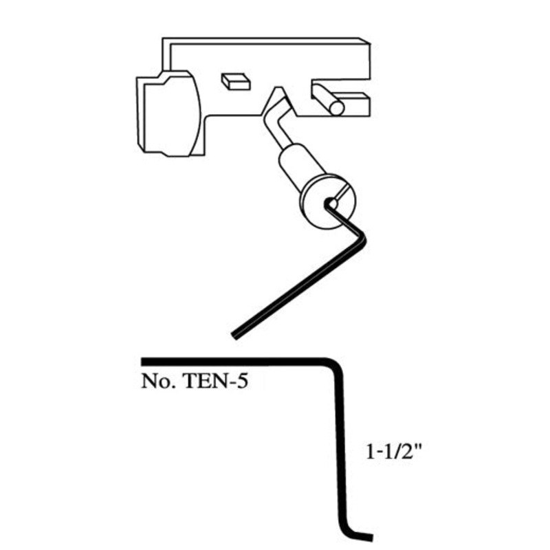 Lever Tumbler Lock Pick/Tension Wrench TEN-5  1-1/2 Length