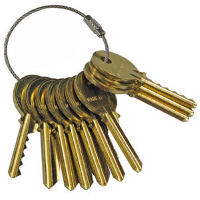 Yale Y2 6 pin Depth and Spacing Key Set (0-9)