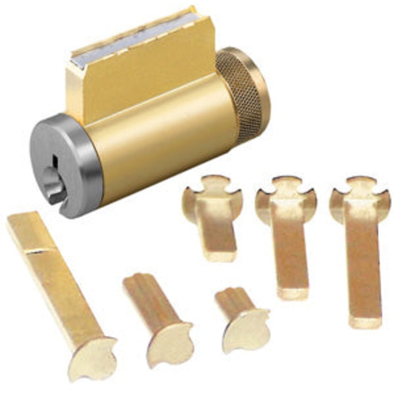 15996YA-26D-0B ILCO Key in Knob Cylinder with Yale 8 (Y1/999) Keyway 0-bitted Satin Chrome Finish