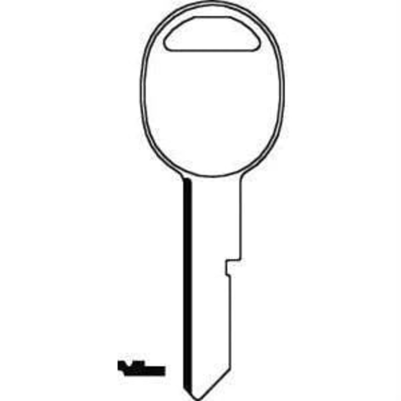 B45 S1098H Box of 50 Nickel Plated Key Blanks