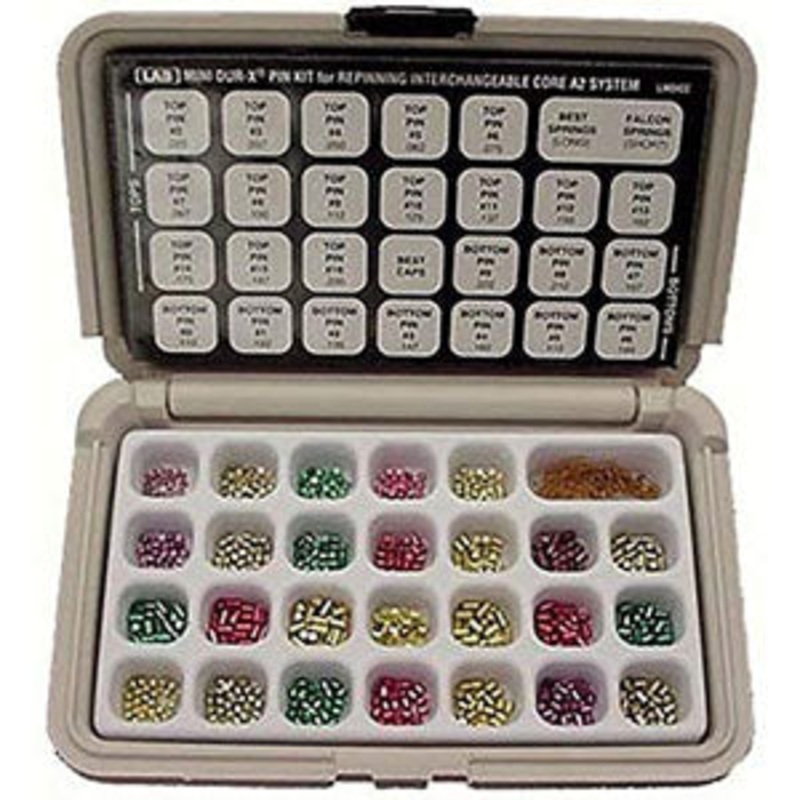 Mini DUR-X Pin Kit for I-CORE Color Coded Brass Pins LMDICC