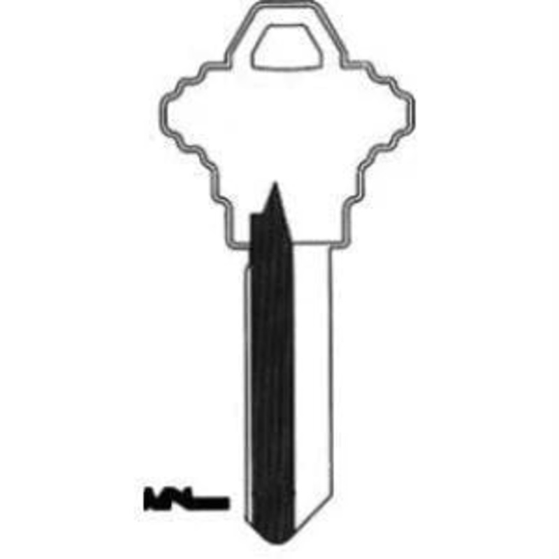 SC10 A1145F Box of 50 Brass Key Blanks