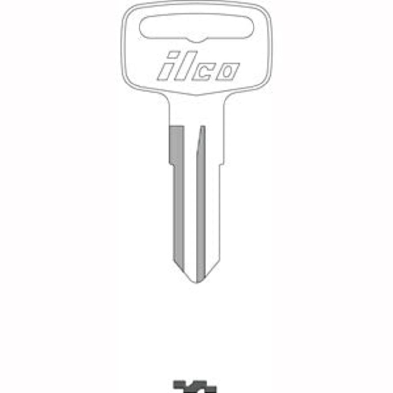 X111 YM55 Bag of 10 Nickel Plated Key Brass Blanks